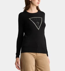 Pull Kiara triangle logo Guess
