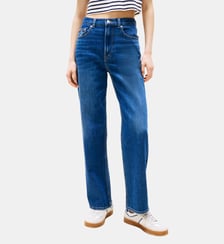 Jean Layla droit taille haute en coton Tommy Hilfiger