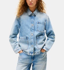 Veste droite en denim délavé Tommy Hilfiger
