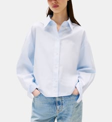 Chemise crop en coton Tommy Hilfiger