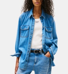 Chemise ample en denim Tommy Hilfiger
