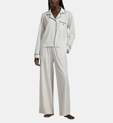 Ensemble de pyjama chemise et pantalon coton mélangé  Polo Ralph Lauren