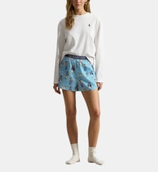 Short boxer de pyjama à rayures signature Polo Ralph Lauren
