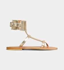 Sandales tongs Caravelle cuir K.Jacques