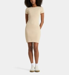 Robe ajustée courte en coton Calvin Klein