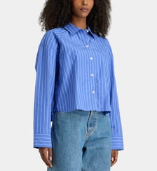 Chemise ample rayée en coton Calvin Klein