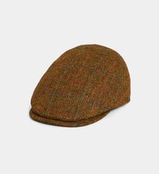 Casquette FGLH68 en laine vierge tweed Fléchet