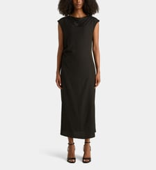 Robe fluide longue à motif jacquard. Jodhpur