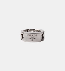 Bague chaîne en argent Prada