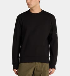 Sweat Diagonal Fleece en coton C.P. Company