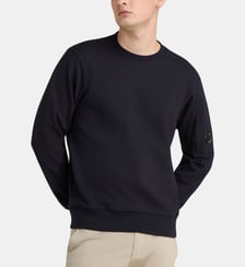 Sweat Diagonal Fleece en coton C.P. Company