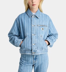 Veste classique Rylan rayé droite courte en coton denim Carhartt WIP