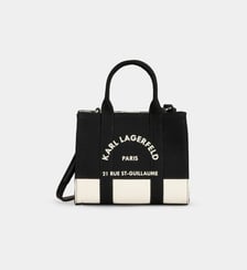 Sac cabas Mini Rue St Guillaume Square en coton Karl Lagerfeld