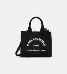 Sac cabas Mini Rue St Guillaume Square en coton Karl Lagerfeld