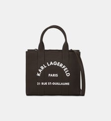 Sac cabas Mini Rue St Guillaume Square en coton Karl Lagerfeld