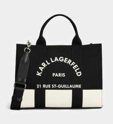 Sac cabas Rue St Guillaume Square en coton Karl Lagerfeld