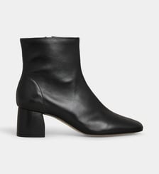 Bottines à talons Amélie cuir Galeries Lafayette