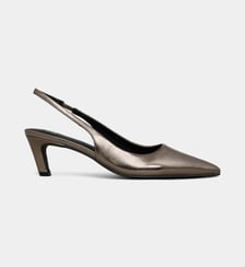 Escarpins slingback kitten Asia cuir Galeries Lafayette