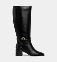 Bottes à talons Agathe cuir Galeries Lafayette