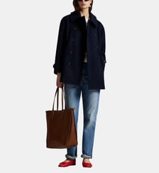 Manteau court ample en laine Polo Ralph Lauren