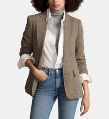 Veste droite en lin mélangé Polo Ralph Lauren
