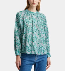 Chemise à imprimé indien floral en coton Petite Mendigote