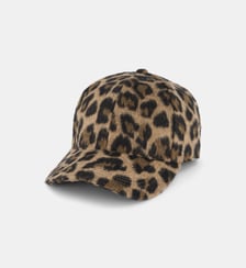 Casquette Anne poils ras façon léopard Galeries Lafayette