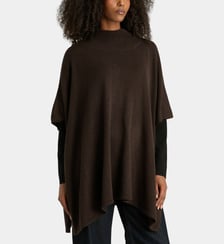 Poncho Sam ample en laine Galeries Lafayette