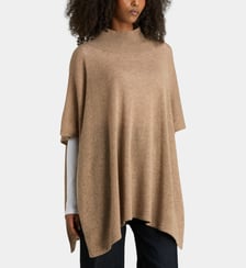Poncho Sam ample en laine Galeries Lafayette