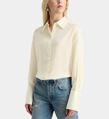Chemise Bridget rayée en cupro Anine Bing