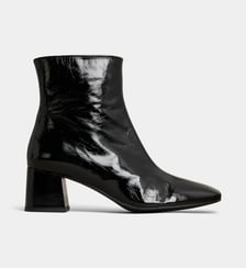 Bottines Angèle en cuir Galeries Lafayette