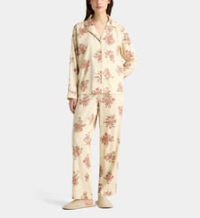 Pyjama long fleuri en coton Lauren Ralph Lauren