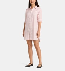 Chemise de nuit à rayures style chemise homme Lauren Ralph Lauren