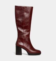 Bottes Anna en cuir Galeries Lafayette