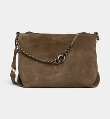 Sac à main crossbody Noeli en cuir velours Mila Louise