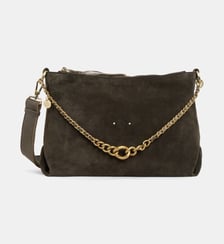 Sac à main crossbody Noeli en cuir velours Mila Louise
