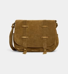 Sac à main forme cartable en cuir Mila Louise