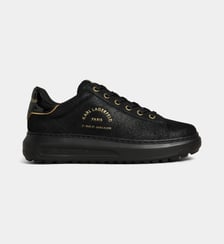Baskets basses plateformes Kapri Lug suède irisé Karl Lagerfeld
