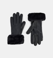 Gants Catherine en cuir d'agneau pleine fleur Galeries Lafayette