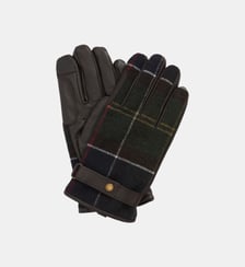Gants Newbrough à carreaux Barbour