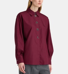 Chemise droite Snap en coton Karl Lagerfeld