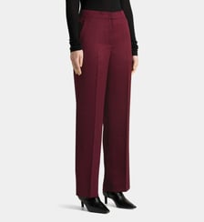 Pantalon cigarette jacquard monogrammé Karl Lagerfeld