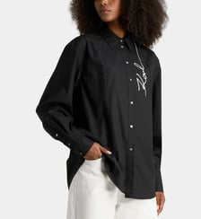 Chemise signature en coton Karl Lagerfeld