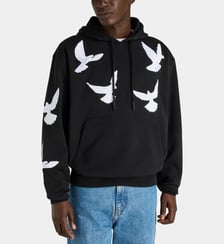 Hoodie colombes coton  3 Paradis
