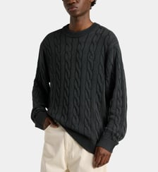 Pull Carter en coton à torsades Carhartt WIP