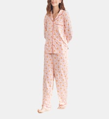 Ensemble de pyjama droit long imprimé Chelsea Peers