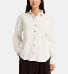 Chemise droite Ben en coton velours Garance Paris