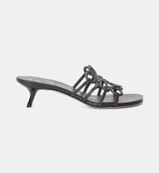 Mules à talons Petal Anagram en cuir Loewe
