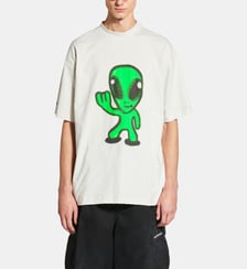 T-shirt droit High There & Dripley en coton Balenciaga