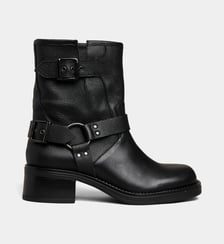 Boots de motarde Amel cuir Galeries Lafayette